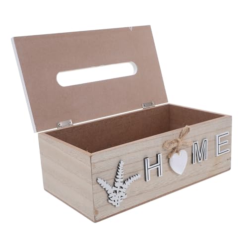 KOMBIUDA Rustikaler Holz-serviettenhalter mit Deckel Rechteckiger Vintage Kosmetiktuchspender Dekorativer Napkin Dispenser für Wohnzimmer Badezimmer und Büro Vielseitige Aufbewahrung KOMBIUDA Rustikaler Holz-serviettenhalter mit Deckel Rechteckiger Vintage Kosmetiktuchspender Dekorativer Napkin Dispenser für Wohnzimmer Badezimmer und Büro Vielseitige Aufbewahrung von KOMBIUDA
