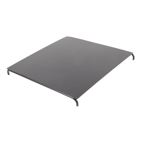 KOMBIUDA Teleskop -Klapptisch klein Ausrüstung Strand Lagertisch Picknick Tischplatte für Wohnmobile tragbare Tisch-Campingplatte Campingmöbel klappbares Campingtischbrett Stahl Schwarz von KOMBIUDA