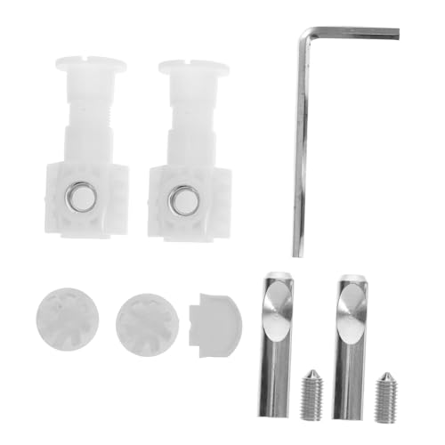 KOMBIUDA Toilettensitz Befestigungsschrauben mit Kurzem Schraubenschlüssel Kompatibel für Wandhängende Toiletten Einfache Montage Weiß Vielseitige Ersatzteile für Wc Reparatur KOMBIUDA Toilettensitz Befestigungsschrauben mit Kurzem Schraubenschlüssel Kompatibel für Wandhängende Toiletten Einfache Montage Weiß Vielseitige Ersatzteile für Wc Reparatur von KOMBIUDA