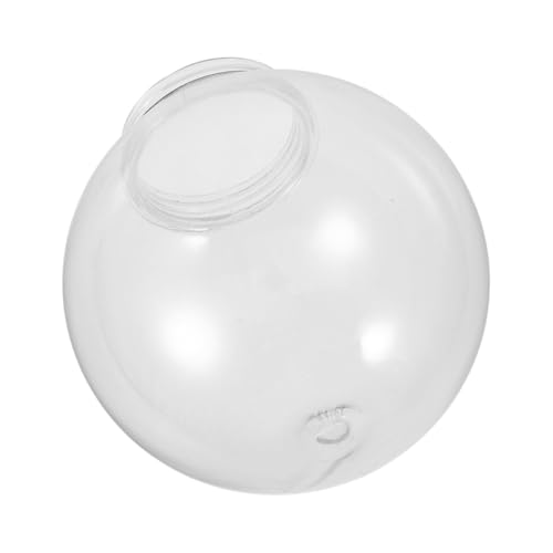 KOMBIUDA Transparenter Acryl Kugellampenschirm mit Fassung für Outdoor Garten Wandlampe Ersatz Lampenschirm für Runde Außenbeleuchtung KOMBIUDA Transparenter Acryl Kugellampenschirm mit Fassung für Outdoor Garten Wandlampe Ersatz Lampenschirm für Runde Außenbeleuchtung von KOMBIUDA