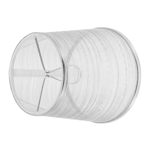 KOMBIUDA Transparenter PVC Lampenschirm Silber für Tischlampe Wandlampe Pendelleuchte Vielseitig Einsetzbar Einfache Montage Dekorativ für Schlafzimmer Wohnzimmer Büro von KOMBIUDA