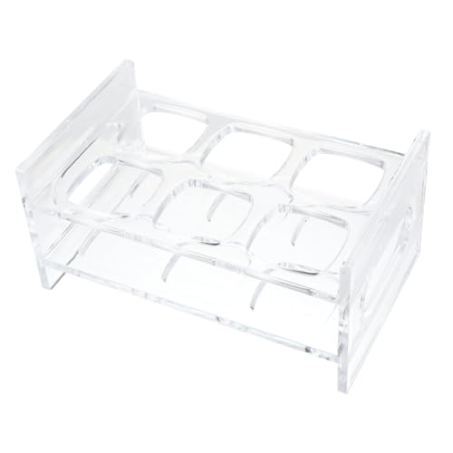 KOMBIUDA Transparenter Schnapsglashalter mit Quadratischen Öffnungen Bar Drinkware Regal für Whisky und Likörgläser Robustes Display für und Clubbar KOMBIUDA Transparenter Schnapsglashalter mit Quadratischen Öffnungen Bar Drinkware Regal für Whisky und Likörgläser Robustes Display für und Clubbar von KOMBIUDA