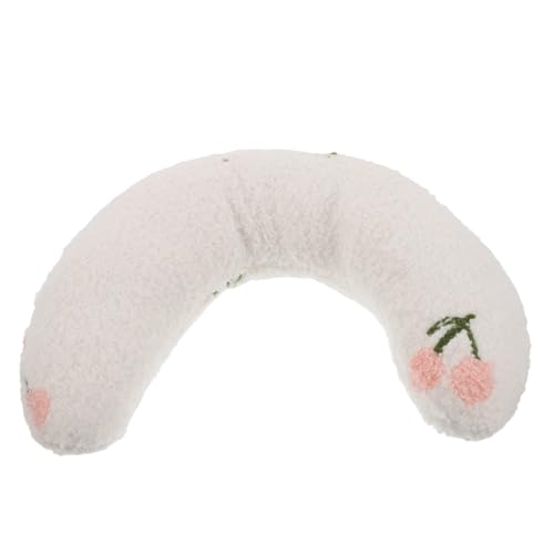 KOMBIUDA U Förmiges Katzen Nackenkissen mit Kuschelfunktion Flauschiges Halbmonden Katzenkissen für Entspannenden Schlaf und Spielerische Unterhaltung Vielseitig für Bett Sofa und von KOMBIUDA
