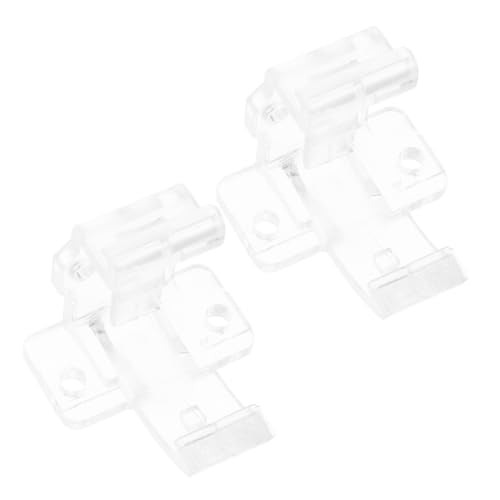 KOMBIUDA Verdunkelungsrollo Halterungen Bruchfest Wand oder Deckenmontierbar Minimalistisches Design mit Schrauben für Fenster Zubehör von KOMBIUDA