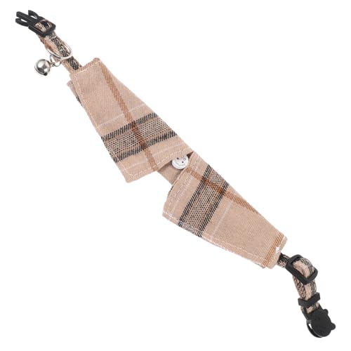 KOMBIUDA Verstellbares Kariertes Katzenhalsband mit Fliege Leichtes Strapazierfähiges Haustierhalsband für Kätzchen und Katzen Modisches Accessoire für Alltag Party und Feiertage Braun KOMBIUDA Verstellbares Kariertes Katzenhalsband mit Fliege Leichtes Strapazierfähiges Haustierhalsband für Kätzchen und Katzen Modisches Accessoire für Alltag Party und Feiertage Braun von KOMBIUDA