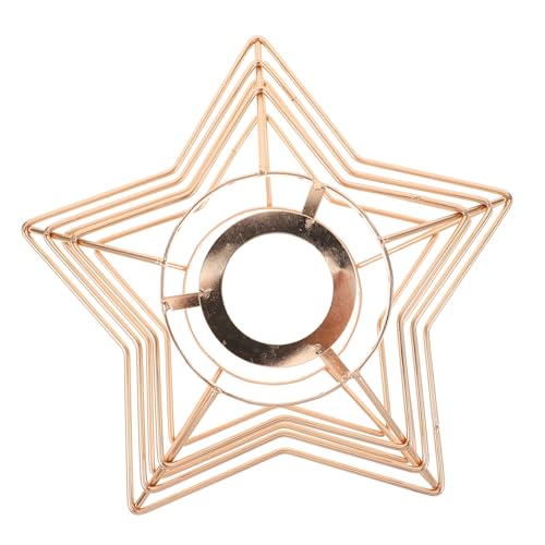 KOMBIUDA Vintage Lampenschirm aus Metall Draht DIY Pentagramm Leuchtenhalter Hohlgearbeitet Vielseitig für Decken Wandleuchten Einfach zu Montieren Robust und Kompatibel KOMBIUDA Vintage Lampenschirm aus Metall Draht DIY Pentagramm Leuchtenhalter Hohlgearbeitet Vielseitig für Decken Wandleuchten Einfach zu Montieren Robust und Kompatibel von KOMBIUDA