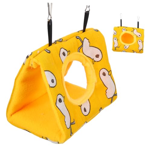 KOMBIUDA Vogelhängematte aus Strapazierfähiger Kleines Papageien Nest Weiche Bequeme Vogelschaukel zum Schlafen und Sicherer Rückzugsort für Sittiche und Kleine Vögel KOMBIUDA Vogelhängematte aus Strapazierfähiger Kleines Papageien Nest Weiche Bequeme Vogelschaukel zum Schlafen und Sicherer Rückzugsort für Sittiche und Kleine Vögel von KOMBIUDA