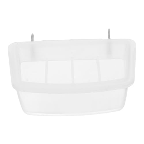 KOMBIUDA Vogelkäfig Futterspender Transparent Vielseitig Hängender Futterbehälter mit Haken Auslaufsicherer Futternapf für Papageien Sittiche Nymphensittiche Innen und Außen Montierbar KOMBIUDA Vogelkäfig Futterspender Transparent Vielseitig Hängender Futterbehälter mit Haken Auslaufsicherer Futternapf für Papageien Sittiche Nymphensittiche Innen und Außen Montierbar von KOMBIUDA