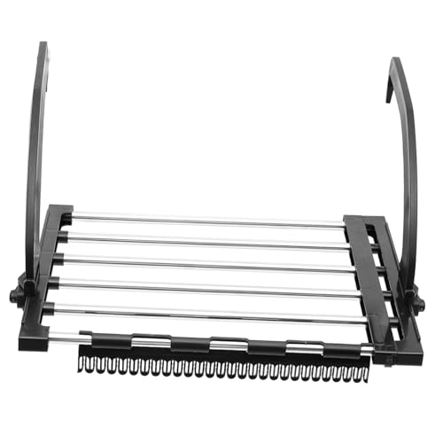 KOMBIUDA Wäscheständer Für Balkon Aus Edelstahl Ausziehbar Mit Winddichtem Kleiderbügel Zum Trocknen Und Aufbewahren Von Kleidung Socken Handtüchern Platzsparend Für Außenbereich von KOMBIUDA