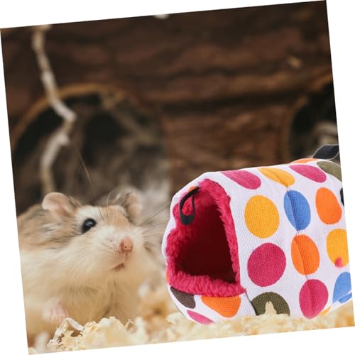 KOMBIUDA Warme Hamsterhängematte aus Baumwolle Gemütliches Platzsparendes Hängendes Bett für Kleintiere Wie Meerschweinchen und Chinchillas Leicht Abnehmbar und Waschbar für Winter und KOMBIUDA Warme Hamsterhängematte aus Baumwolle Gemütliches Platzsparendes Hängendes Bett für Kleintiere Wie Meerschweinchen und Chinchillas Leicht Abnehmbar und Waschbar für Winter und von KOMBIUDA