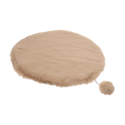 KOMBIUDA Warmer Runder Katzen und Welpen Schlafplatz Flauschiges Plüschkissen Ø Komfortables Haustier Warmkissen für Drinnen für Körbe Transportboxen und Zuhause von KOMBIUDA