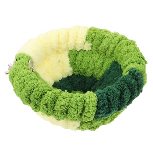 KOMBIUDA Warmes Handgewebtes Papagei Nest aus Strapazierfähigem Material Großer Halbkreisförmiger Vogelnest unterschlupf für Wellensittiche und Kanarienvögel Sicherer Rückzugsort und von KOMBIUDA