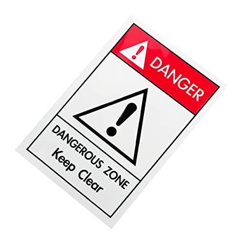 KOMBIUDA Warnschild Maschinen Aufkleber Langlebiges Caution Sign für und Lager Sicherheitszeichen Selbstklebend Robust und Leicht Transportierbar KOMBIUDA Warnschild Maschinen Aufkleber Langlebiges Caution Sign für und Lager Sicherheitszeichen Selbstklebend Robust und Leicht Transportierbar von KOMBIUDA