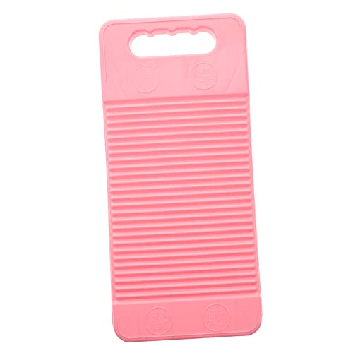 KOMBIUDA Waschbrett Waschbrett damenunterwsche damenunterwaesche Waschbecken Waschbrett zum Händewaschen von Tüchern Handwaschbrett klein Mini Waschbrett für Kleidung manuelles Waschen Rosa von KOMBIUDA