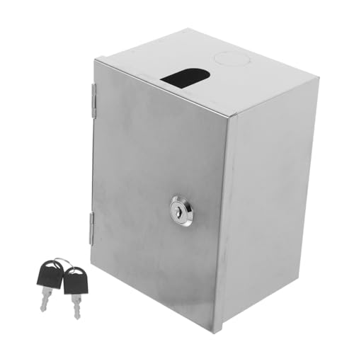 KOMBIUDA Wasserdichte Outdoor-Steckdosenbox aus Edelstahl mit sicherem Diebstahlschutz und Schloss Wetterfeste Schutzabdeckung für Gemeinschaftsbereiche Robust und Regenfest KOMBIUDA Wasserdichte Outdoor-Steckdosenbox aus Edelstahl mit sicherem Diebstahlschutz und Schloss Wetterfeste Schutzabdeckung für Gemeinschaftsbereiche Robust und Regenfest von KOMBIUDA