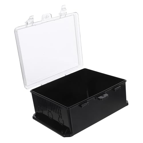 KOMBIUDA Wasserdichte Outdoor-verteilerdose mit Transparentem Deckel Uv-beständig Großer Innenraum für Elektroanschlüsse Wetterfeste Steckdosenbox zur Sicheren Installation im Außenbereich KOMBIUDA Wasserdichte Outdoor-verteilerdose mit Transparentem Deckel Uv-beständig Großer Innenraum für Elektroanschlüsse Wetterfeste Steckdosenbox zur Sicheren Installation im Außenbereich von KOMBIUDA