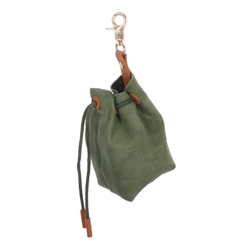 KOMBIUDA Wasserdichter Canvas Snackbeutel für Hunde Leckerli Tasche mit Großem Öffnungsdesign Tragbarer Leichter Futterbeutel für Training und Outdoor Aktivitäten von KOMBIUDA