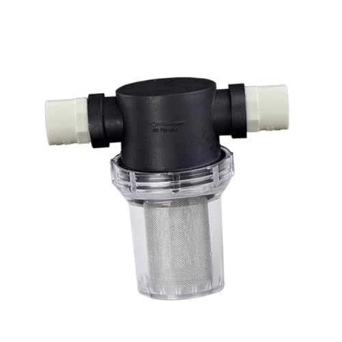 KOMBIUDA Wasserfilter für Waschmaschine und Garten Hochdruckreiniger Anschluss PVC mit Dauerhaftem Sieb für Effektiven Schutz von Pumpen und Gartenschläuchen von KOMBIUDA