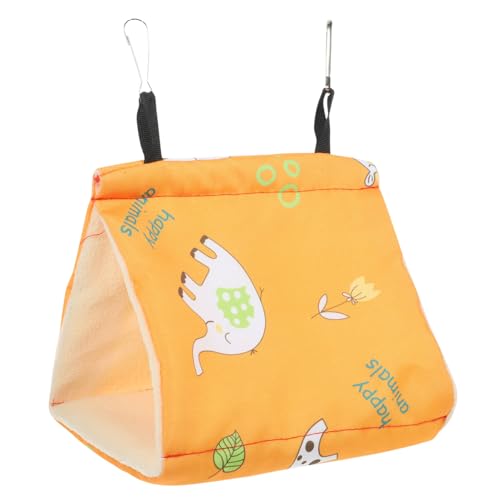 KOMBIUDA Winterwarme Vogelhängematte als Vogelhaus für Papageien Kleines Nest mit Robustem Verschleißfestem Material Komfortables Schlaf und Spielbett zum Aufhängen im Käfig für von KOMBIUDA