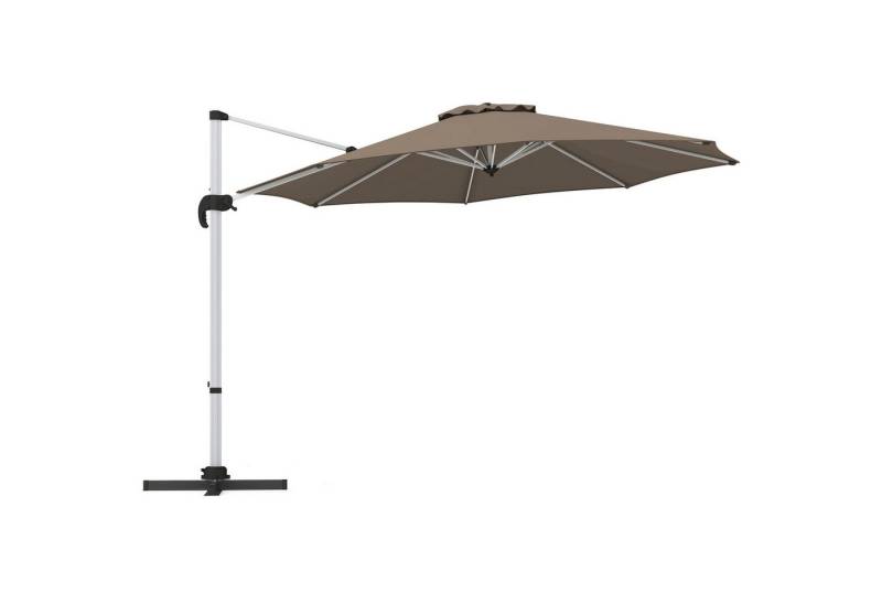 KOMFOTTEU Ampelschirm, Sonnenschirm 360° drehbar & 5 stufig kippbar, mit Ständer KOMFOTTEU Ampelschirm, Sonnenschirm 360° drehbar & 5 stufig kippbar, mit Ständer von KOMFOTTEU