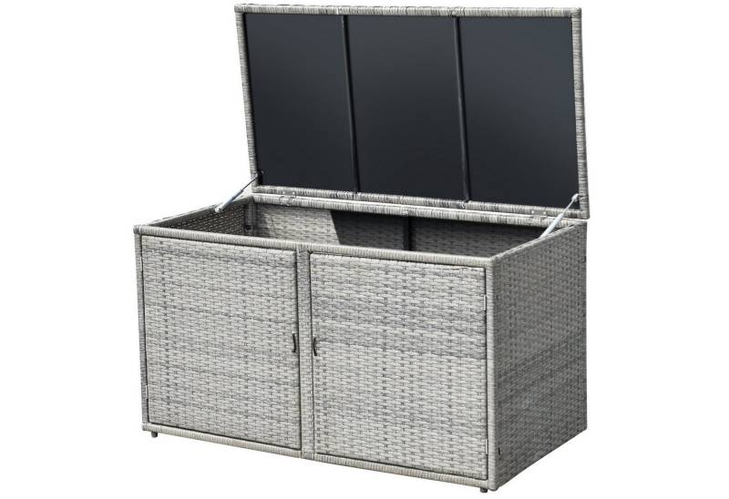 KOMFOTTEU Auflagenbox Kissenbox, 335L Polyrattan Aufbewahrungsbox KOMFOTTEU Auflagenbox Kissenbox, 335L Polyrattan Aufbewahrungsbox von KOMFOTTEU