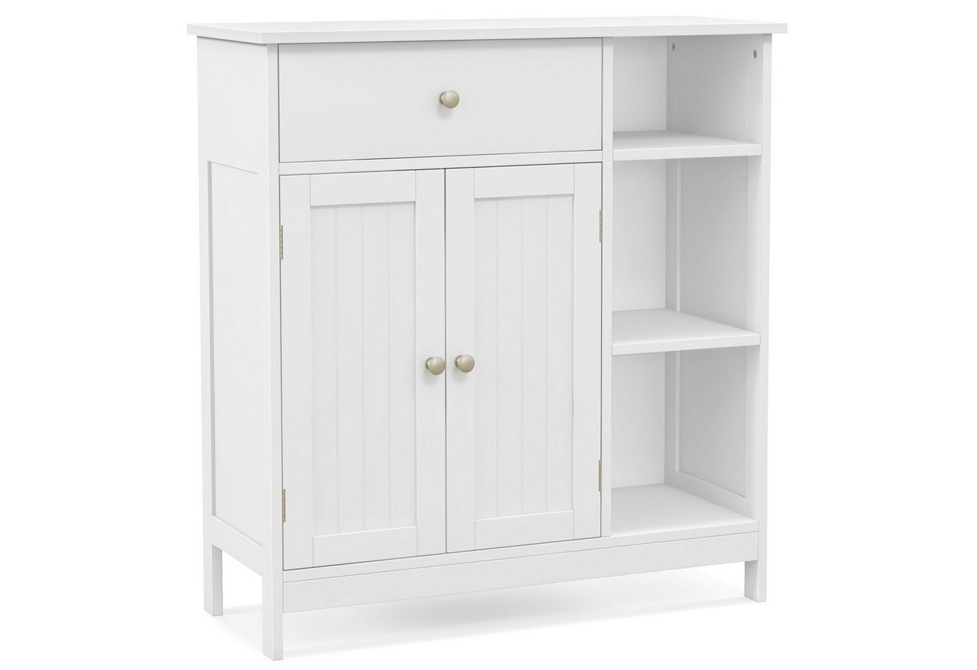 KOMFOTTEU Badkommode, Badzimmerschrank Badschrank mit 3 Ablagen & Tür KOMFOTTEU Badkommode, Badzimmerschrank Badschrank mit 3 Ablagen & Tür von KOMFOTTEU