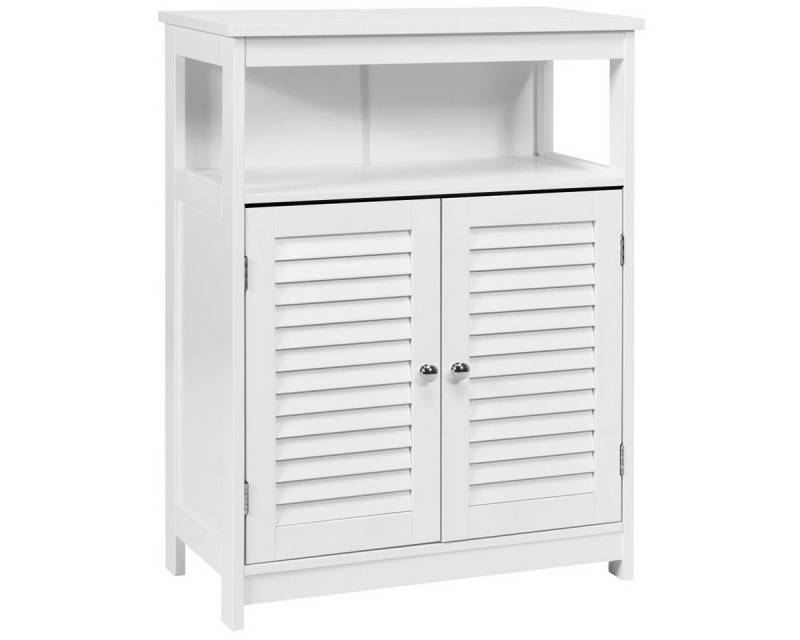 KOMFOTTEU Badkommode Badeschrank, mit verstellbarem Einlegeböden,mit Doppeltüren von KOMFOTTEU