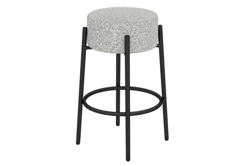 KOMFOTTEU Barhocker, Barstuhl mit Metallgestell & Sitzfläche aus Leinen von KOMFOTTEU