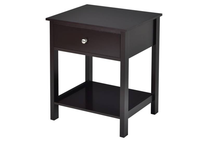 KOMFOTTEU Beistelltisch Nachttisch (1-St), mit Schublade von KOMFOTTEU