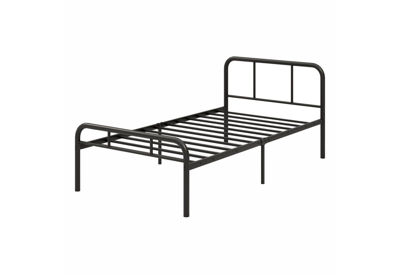 KOMFOTTEU Bettgestell, Metallbett Gästebett mit Kopfteil & Fußteil KOMFOTTEU Bettgestell, Metallbett Gästebett mit Kopfteil & Fußteil von KOMFOTTEU