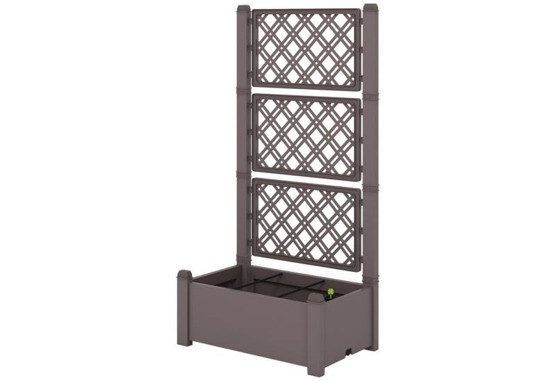 KOMFOTTEU Blumenkasten, Pflanzkasten mit Rankgitter, 76,5 x 45 x 150 cm KOMFOTTEU Blumenkasten, Pflanzkasten mit Rankgitter, 76,5 x 45 x 150 cm von KOMFOTTEU