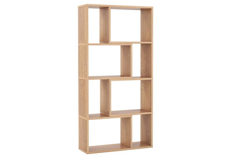 KOMFOTTEU Bücherregal, Würfelregal mit 8 Fächern, 60 x 20 x 120 cm von KOMFOTTEU