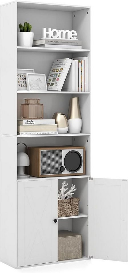 KOMFOTTEU Bücherregal Aktenregal, mit 4 Fächern, 60 x 24 x 180 cm KOMFOTTEU Bücherregal Aktenregal, mit 4 Fächern, 60 x 24 x 180 cm von KOMFOTTEU