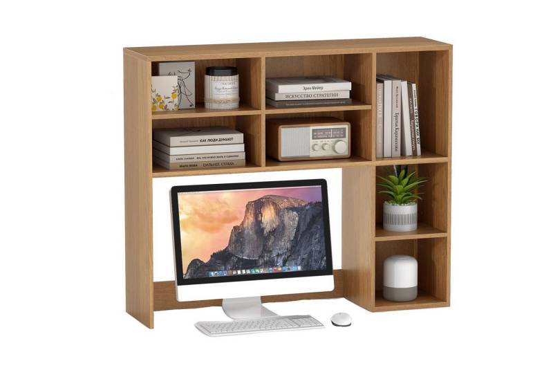 KOMFOTTEU Bücherregal Schreibtischregal Aufsatzregal Tischregal, für Monitore bis zu 27" KOMFOTTEU Bücherregal Schreibtischregal Aufsatzregal Tischregal, für Monitore bis zu 27" von KOMFOTTEU