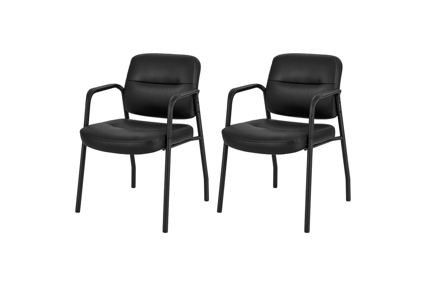 KOMFOTTEU Bürostuhl, 2er Set ergonomischen Wartezimmerstühlen, bis zu 160 kg von KOMFOTTEU