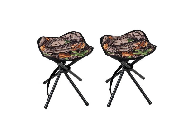 KOMFOTTEU Campinghocker Klapphocker (2er Set), bis 150kg belastbar von KOMFOTTEU