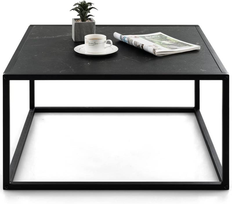 KOMFOTTEU Couchtisch Wohnzimmertisch, mit Metallgestell, 70 x 70 x 40 cm KOMFOTTEU Couchtisch Wohnzimmertisch, mit Metallgestell, 70 x 70 x 40 cm von KOMFOTTEU