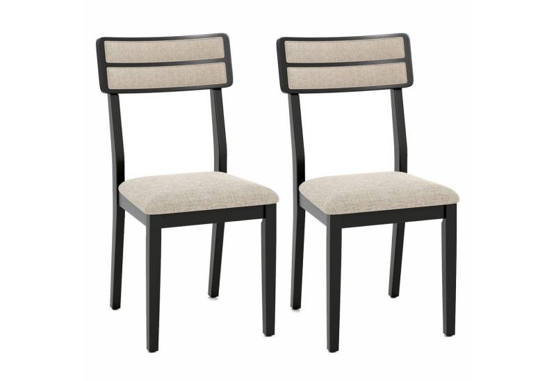 KOMFOTTEU Esszimmerstuhl (2 St), küchenstühle mit Holzrahmen, Rückenlehne & Sitzfläche von KOMFOTTEU