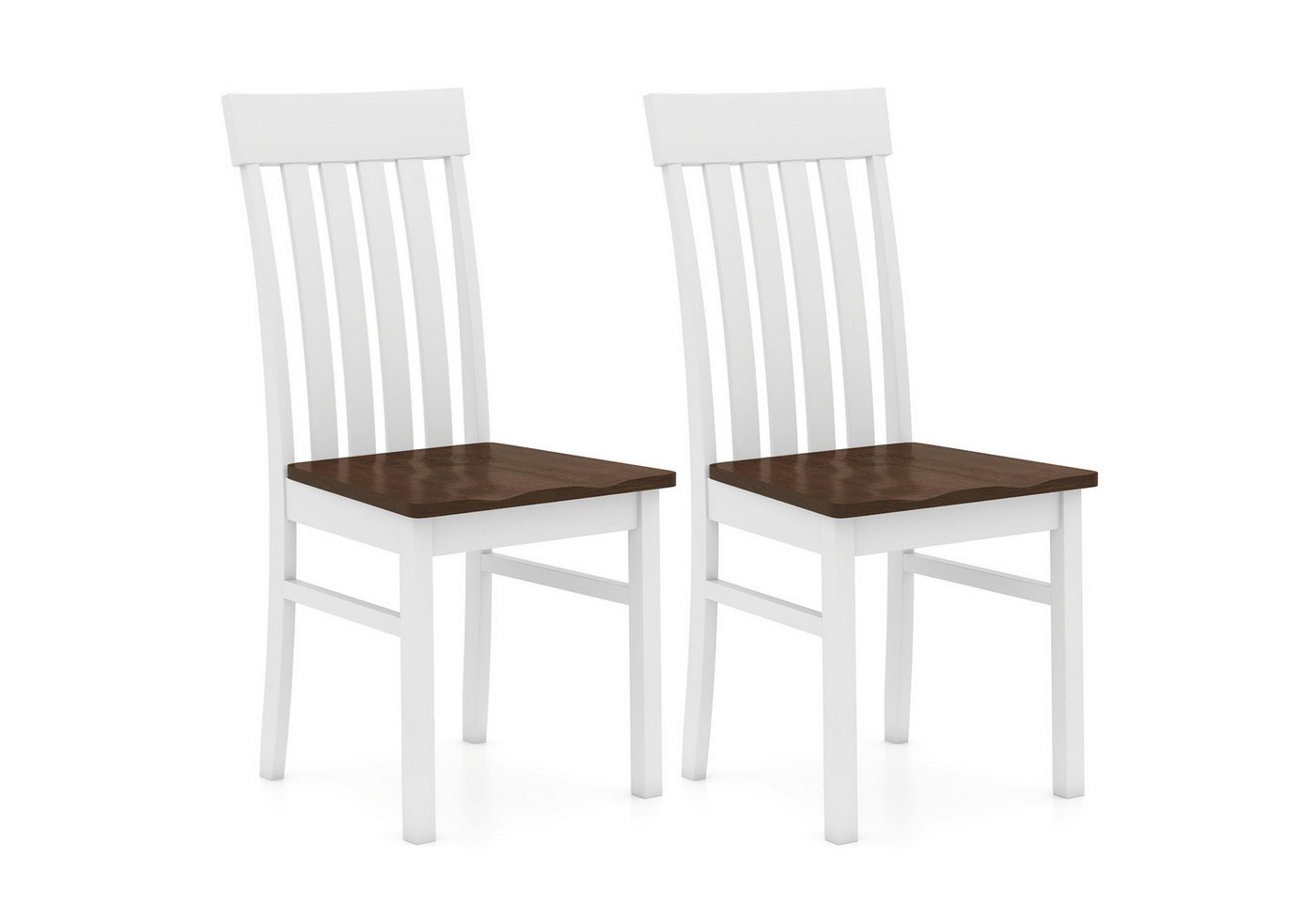 KOMFOTTEU Esszimmerstuhl (2er-Set), Küchenstühle, bis zu 150 kg belastbar von KOMFOTTEU