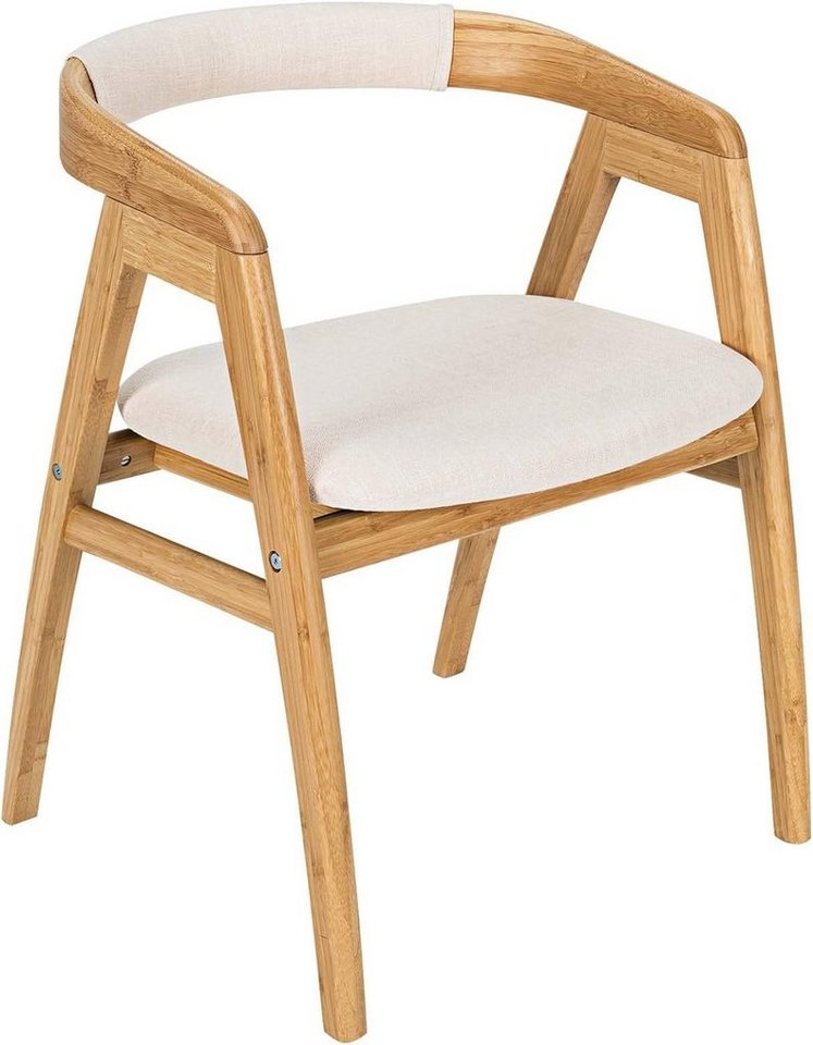 KOMFOTTEU Esszimmerstuhl Akzentstuhl, mit Gepolstertem Sitz,bis 130kg belastbar von KOMFOTTEU