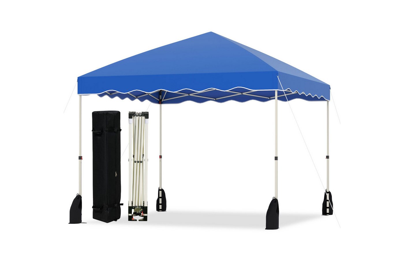 KOMFOTTEU Faltpavillon, Gartenpavillon mit 4 Windseile, 8 Heringe & 4 Sandsäcke KOMFOTTEU Faltpavillon, Gartenpavillon mit 4 Windseile, 8 Heringe & 4 Sandsäcke von KOMFOTTEU
