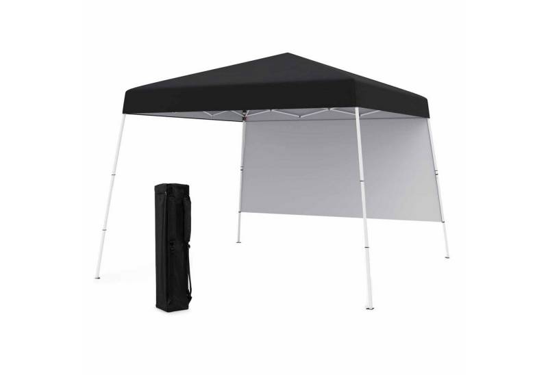 KOMFOTTEU Faltpavillon, faltbarer Gartenpavillon mit Sonnenschutz, 4 Erdnägel von KOMFOTTEU