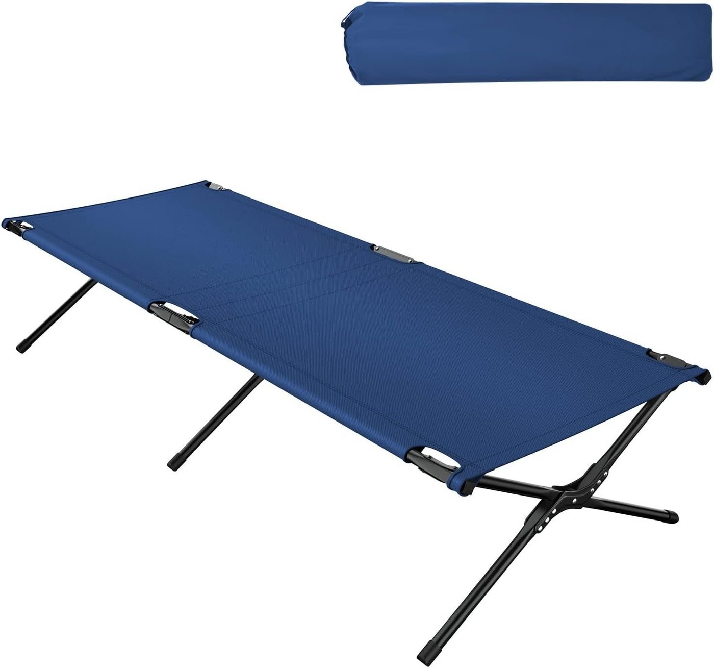 KOMFOTTEU Feldbett Campingbett 190 cm Klappbett, bis 136 kg von KOMFOTTEU