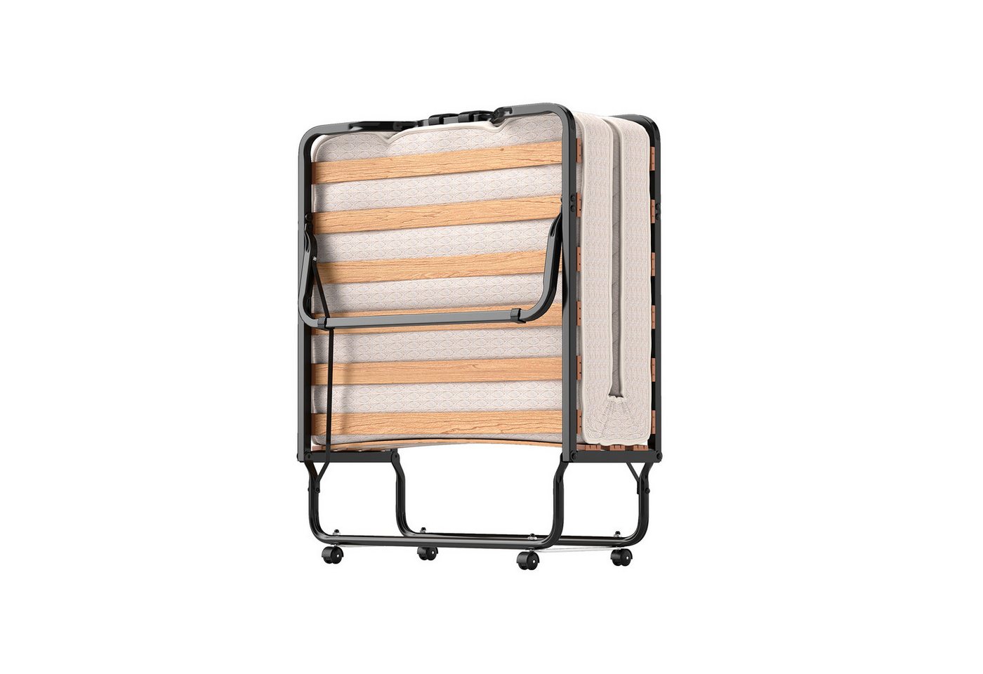 KOMFOTTEU Gästebett Klappbett mit Matratze aus Memoryschaum, 4 Universalrollen KOMFOTTEU Gästebett Klappbett mit Matratze aus Memoryschaum, 4 Universalrollen von KOMFOTTEU