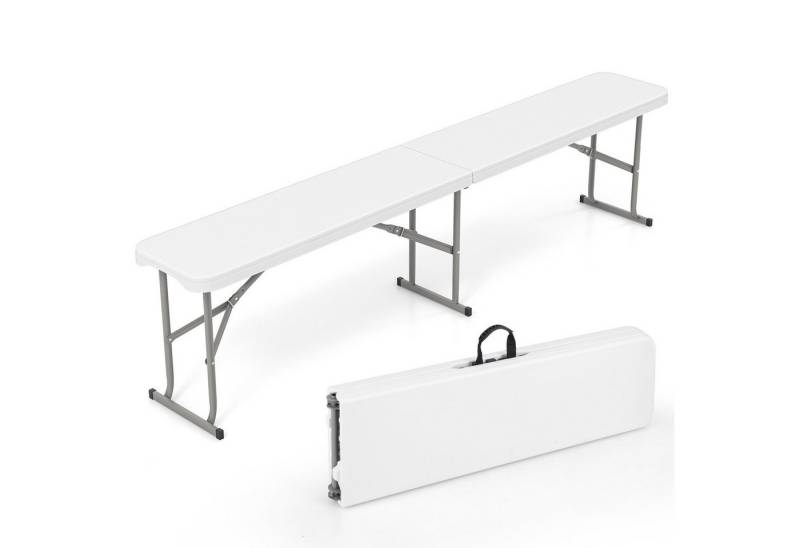 KOMFOTTEU Gartenbank, Bierbank klappbar wetterfest aus HDPE Kunststoff KOMFOTTEU Gartenbank, Bierbank klappbar wetterfest aus HDPE Kunststoff von KOMFOTTEU