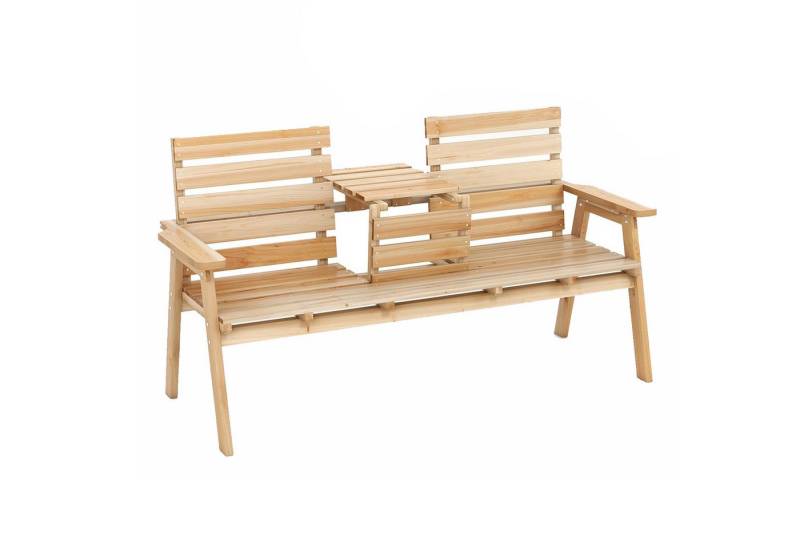 KOMFOTTEU Gartenbank Balkonbank, mit klappbarem Tisch, bis 320 kg belastbar KOMFOTTEU Gartenbank Balkonbank, mit klappbarem Tisch, bis 320 kg belastbar von KOMFOTTEU