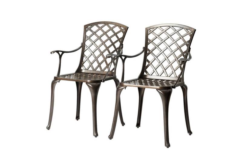 KOMFOTTEU Gartenstuhl 2er Set Gartenstühle von KOMFOTTEU