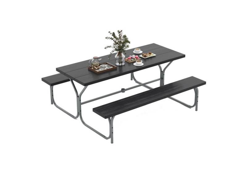 KOMFOTTEU Gartentisch, Picknicktisch Set, für 6-8 Personen von KOMFOTTEU