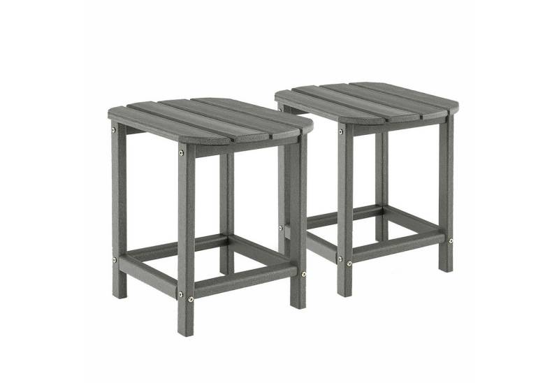 KOMFOTTEU Gartentisch (2er Set), Beistelltisch Balkontisch Terrassentisch, 48 x 37 x 46 cm von KOMFOTTEU