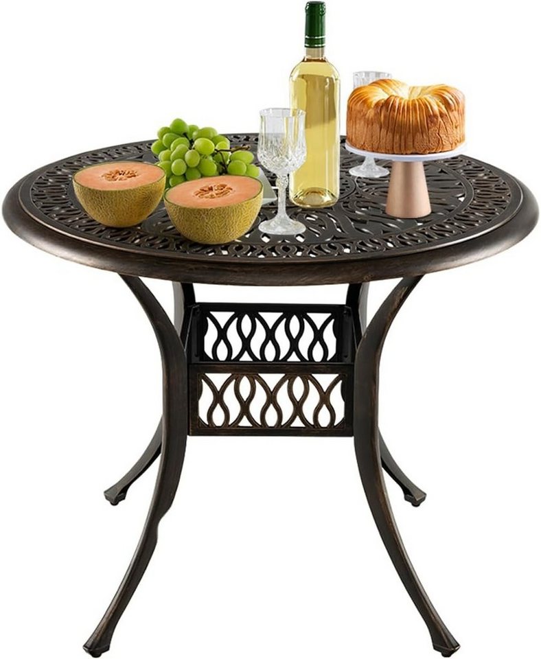 KOMFOTTEU Gartentisch Terrassentisch, mit 5 cm Schirmloch, 90 x 90 x 74 cm KOMFOTTEU Gartentisch Terrassentisch, mit 5 cm Schirmloch, 90 x 90 x 74 cm von KOMFOTTEU